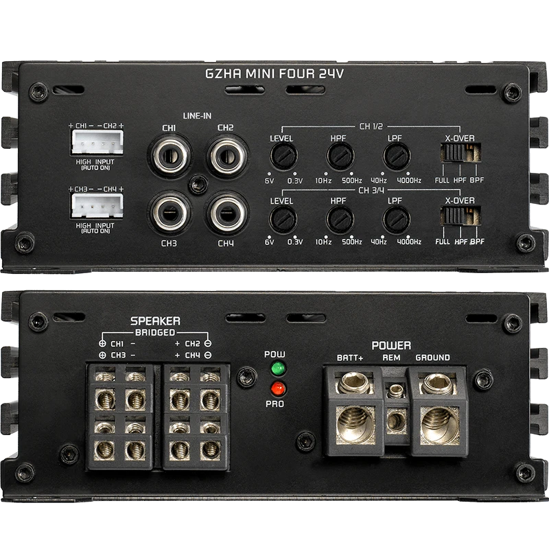 Ground Zero GZHA MINI FOUR 24V - 4-Kanal Verstärker 24V 5 Ground Zero GZHA MINI FOUR 24V - 4-Kanal Verstärker 24V – Bild 3