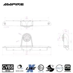 Ampire KVX-SPRINTER - Rückfahrkamera Für Mercedes Sprinter, VW Crafter 1 14 Ampire KVX-SPRINTER - Rückfahrkamera Für Mercedes Sprinter, VW Crafter 1 -Elektronikgeschäft AMPIRE Kamera CVBS Mercedes Sprinter VW Crafter 1 KVX SPRINTER b 2 1280x1280