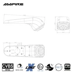 Ampire KVX-CRAFTER - Rückfahrkamera Für VW Crafter 2 Bzw. MAN TGE (ab Bj. 2017) 10 Ampire KVX-CRAFTER - Rückfahrkamera Für VW Crafter 2 Bzw. MAN TGE (ab Bj. 2017) -Elektronikgeschäft AMPIRE Kamera CVBS VW Crafter 2 bzw MAN TGE ab Bj 2017 KVX CRAFTER b 2 1280x1280